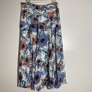 Beautiful Lapis Brand Floral Maxi Skirt | Festival | Boho